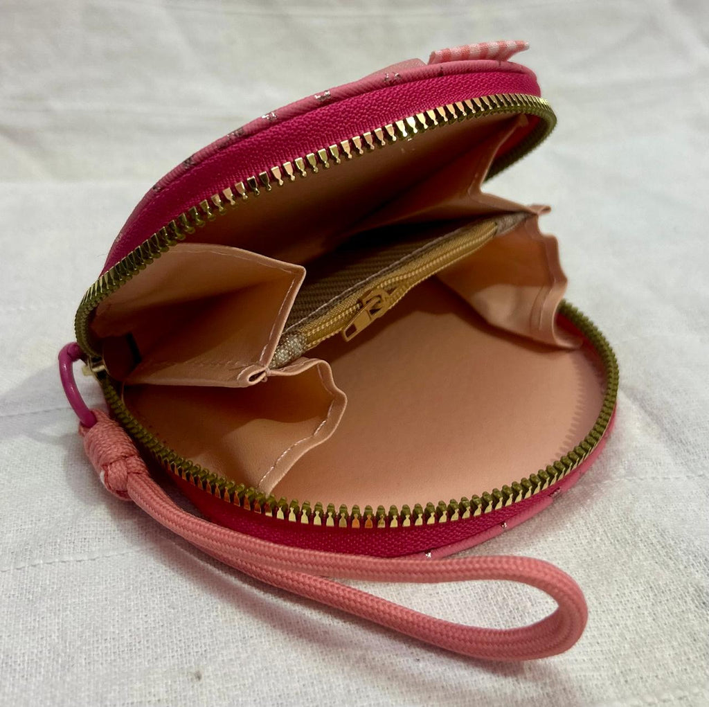 Starry Bow Mini Wallet Pouch for Girls & Women